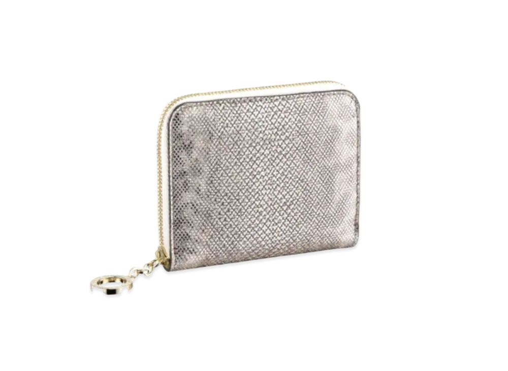 BVLGARI BVLGARI Zip Wallet "Beige"