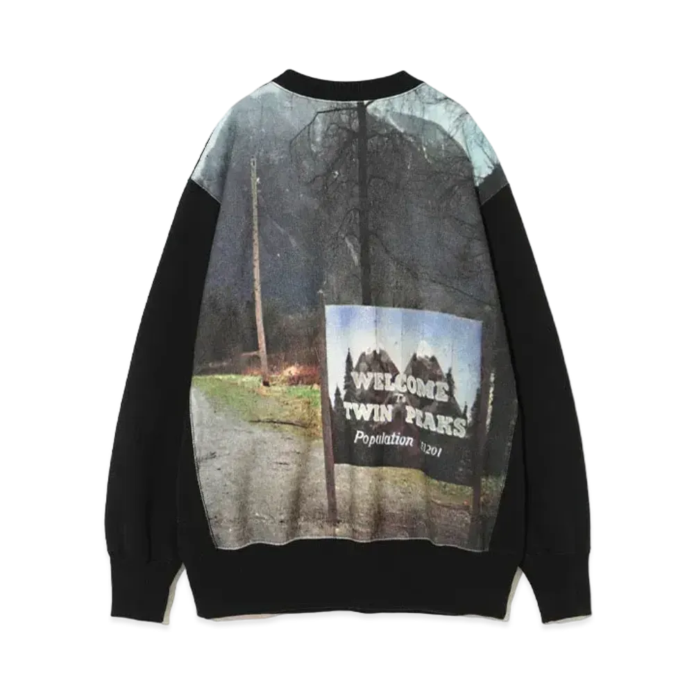 UNDERCOVER Twin Peaks Cotton Sweatshirt Pullover "Black"
