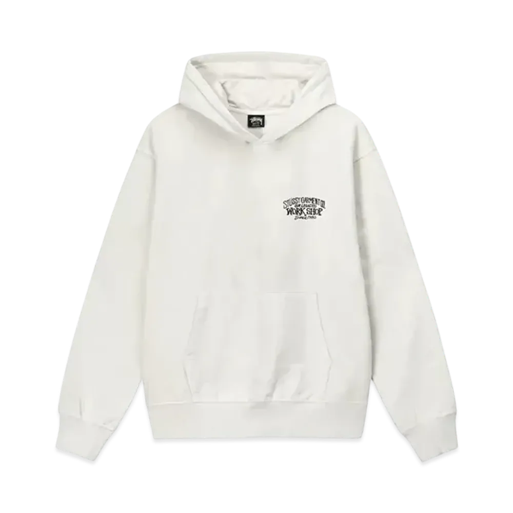 Stussy x Our Legacy Work Shop Surfman Pigment Dyed Hoodie "White" 3923786