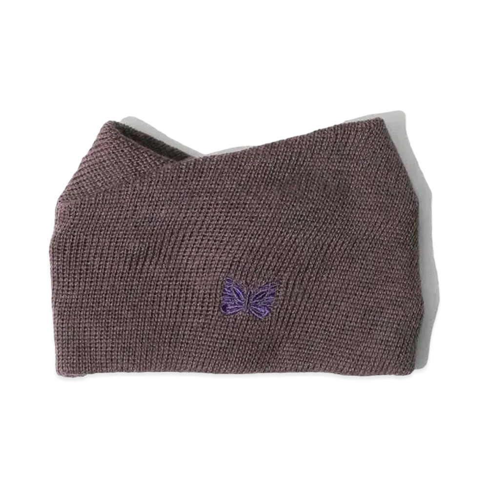 Needles Neck Warmer Merino Wool "Purple"