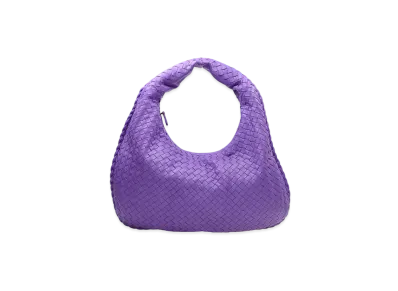 Bottega Veneta Lambskin Hand Bag "Purple"