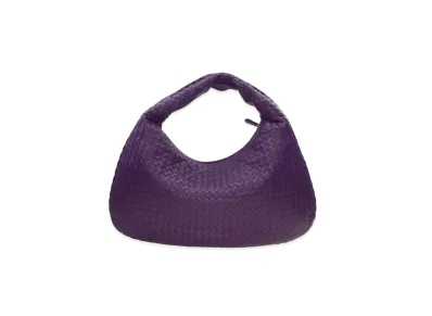 Bottega Veneta Lambskin Hand Bag "Purple"