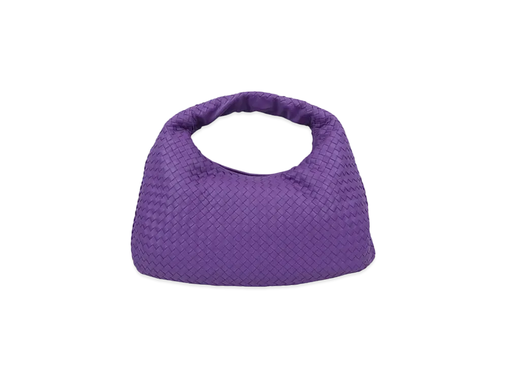 Bottega Veneta Lambskin Hand Bag "Purple"