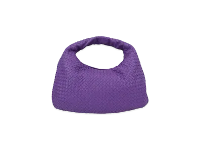 Bottega Veneta Lambskin Hand Bag "Purple"