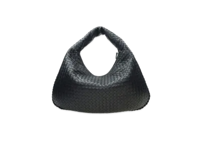 Bottega Veneta Lambskin Hand Bag "Black"