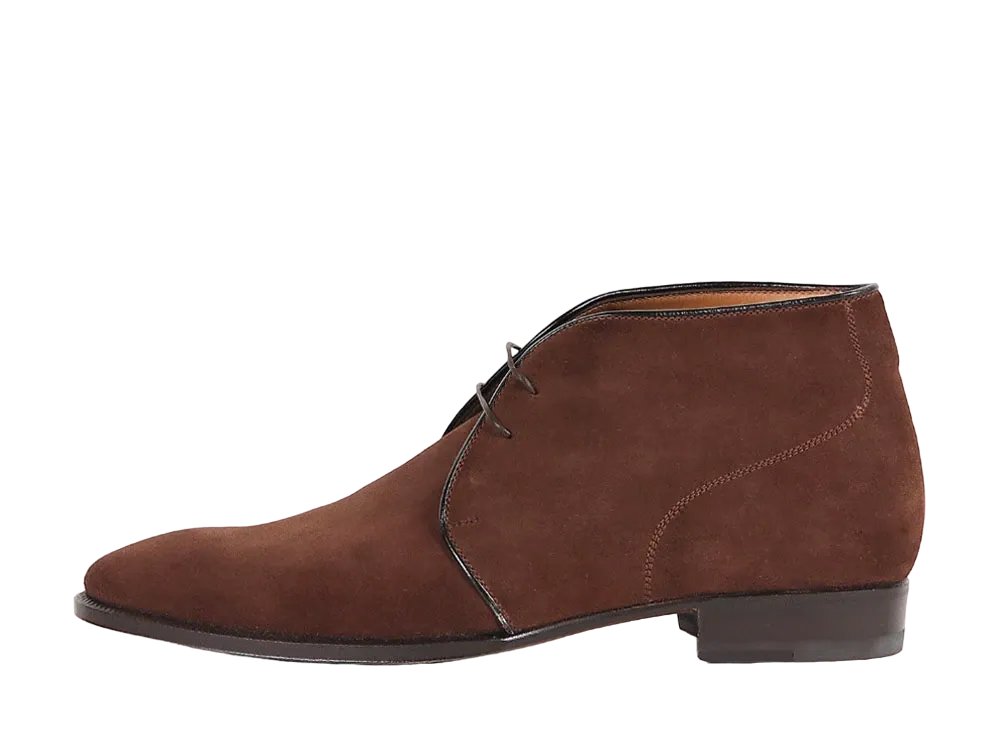 Enzo Bonafe Chukka Boots 804 Calf Leather(Suede) "Brown"