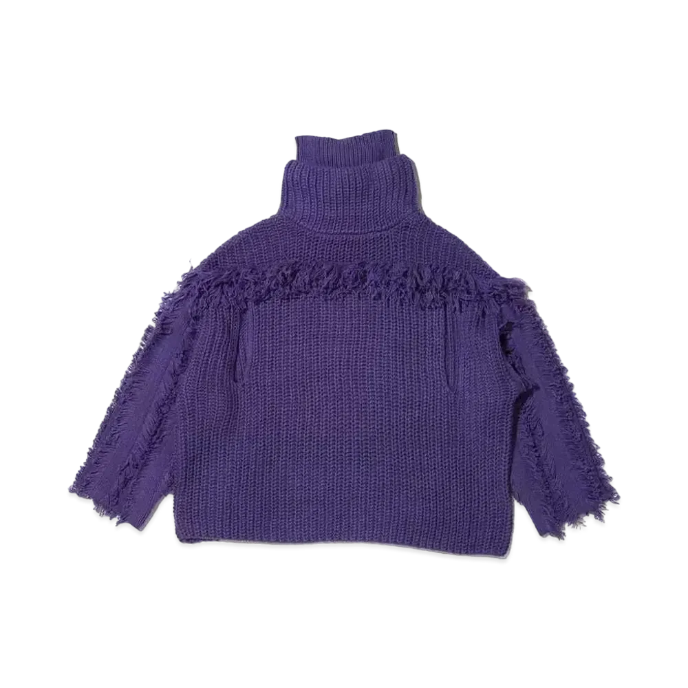 atmos pink Fringe Knit "Purple"