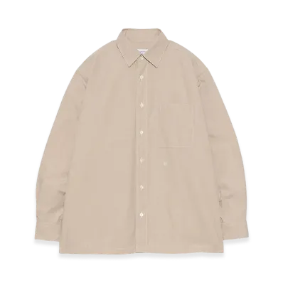 nanamica Traditional Fit Shirt "Beige"