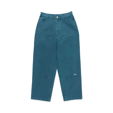 WIND AND SEA SDT Duck Canvas D.Knee Painter Pt "Blue"