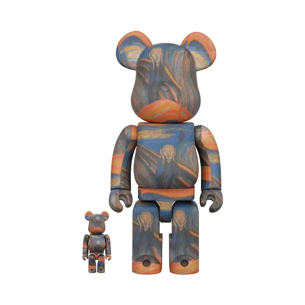 Bearbrick Edvard Munch ”Scream” 100%&400%