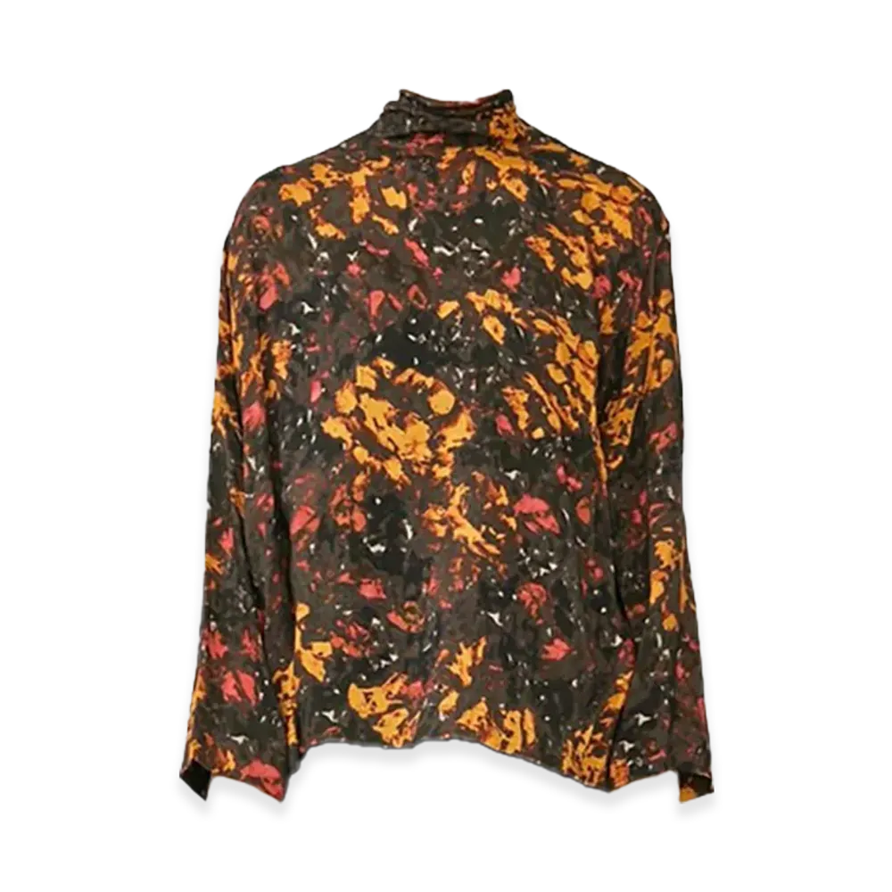 TOGA PULLA Women's Inner Print Blouse "Black"