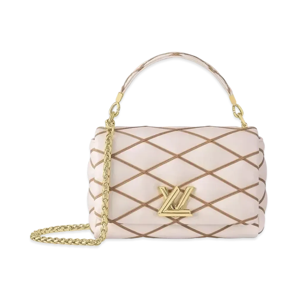 Louis Vuitton GO-14 MM Malletage "Creme/Noisette"