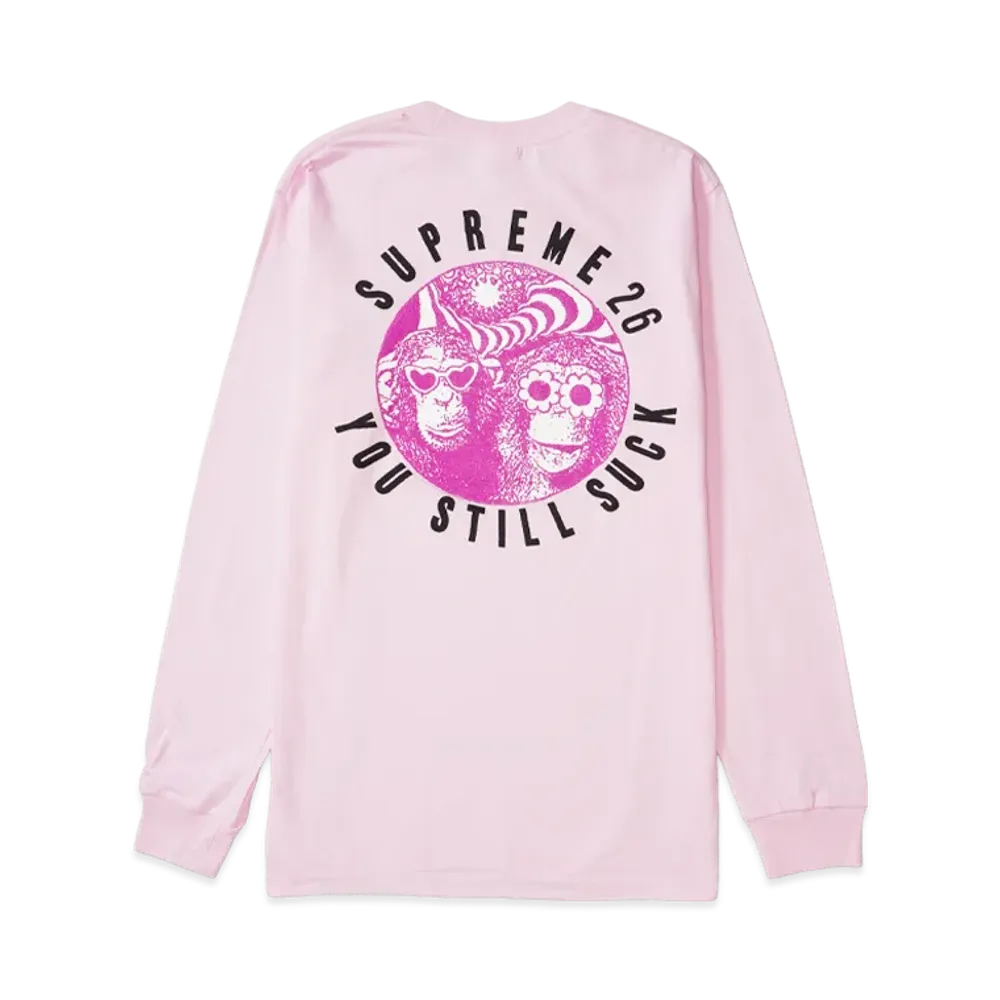 Supreme You Still S**k L/S Tee "Light Pink"