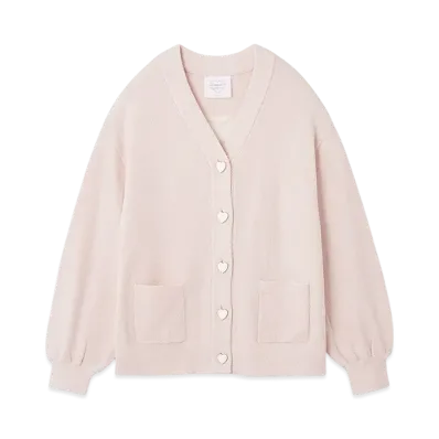 GELATO PIQUE x LE SSERAFIM Smooth Cardigan "Pink"