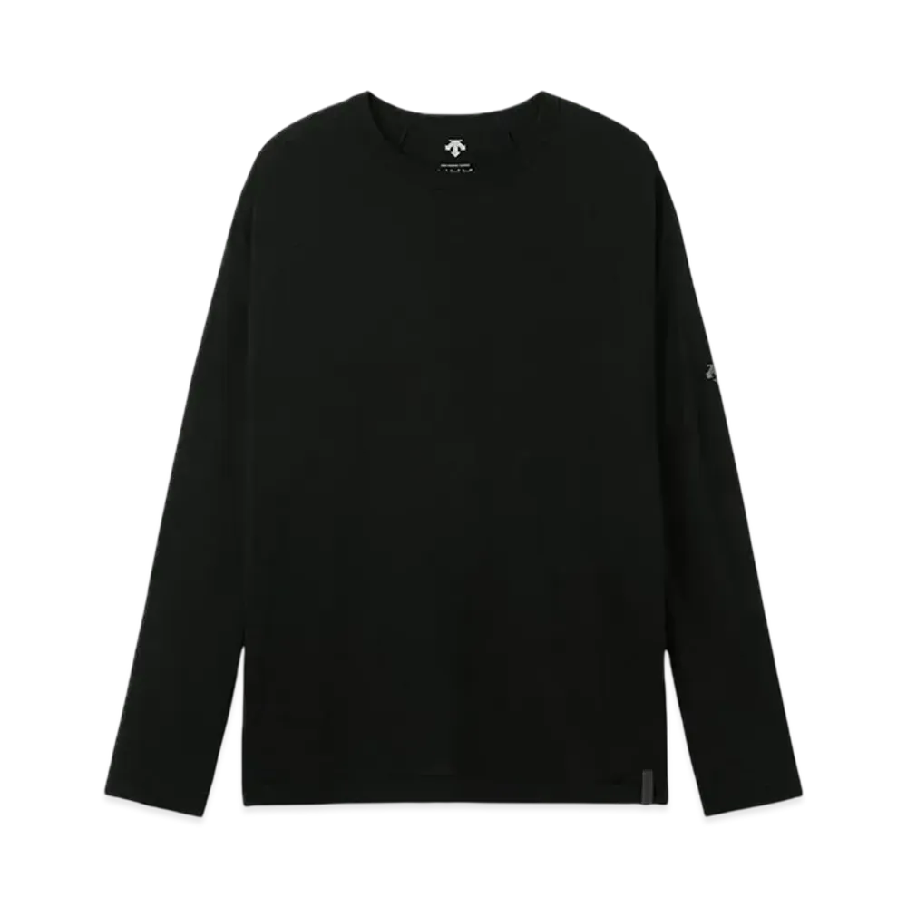 DESCENTE ALLTERRAIN Wool Long Sleeve T-Shirt "Black"