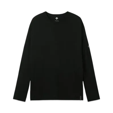 DESCENTE ALLTERRAIN Wool Long Sleeve T-Shirt "Black"