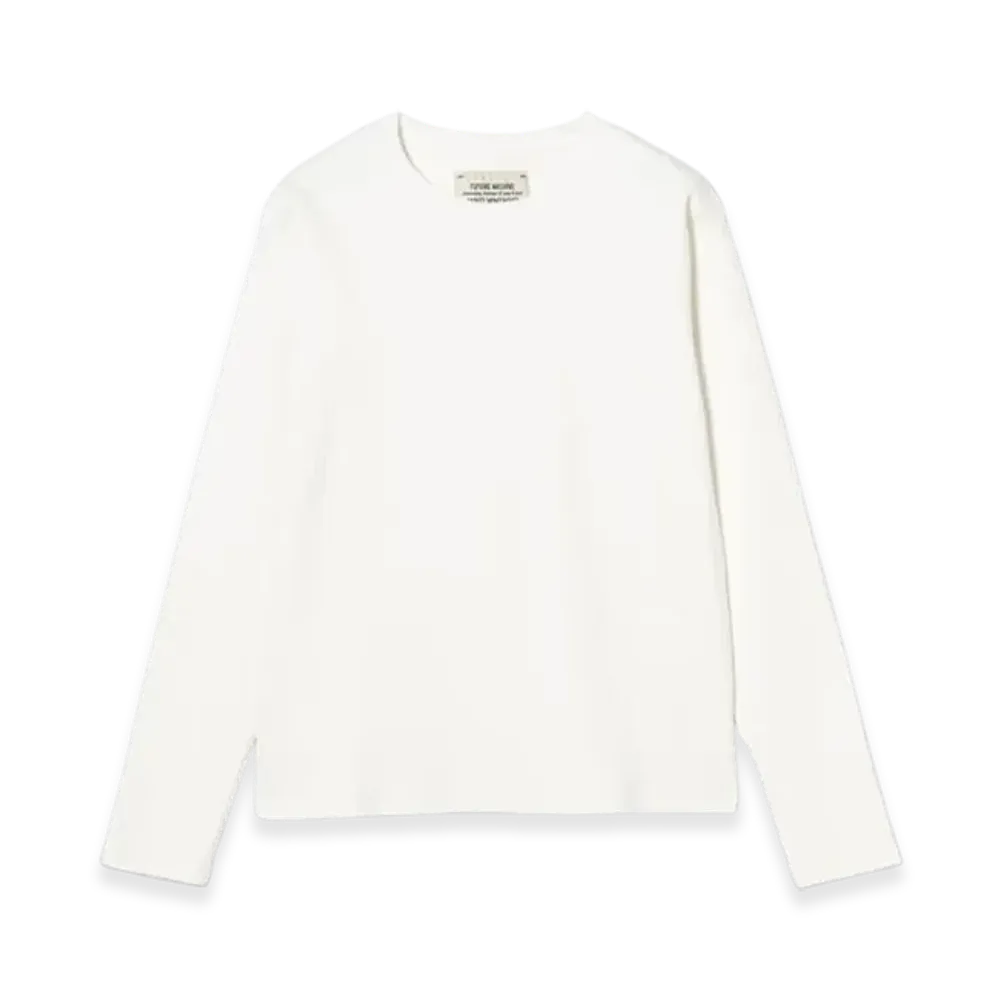 BEAMS FUTURE ARCHIVE Rib Long Sleeve Tee "Off White"