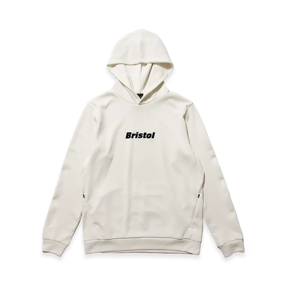 F.C.Real Bristol Quarter Knit Pullover Hoodie "Off White"