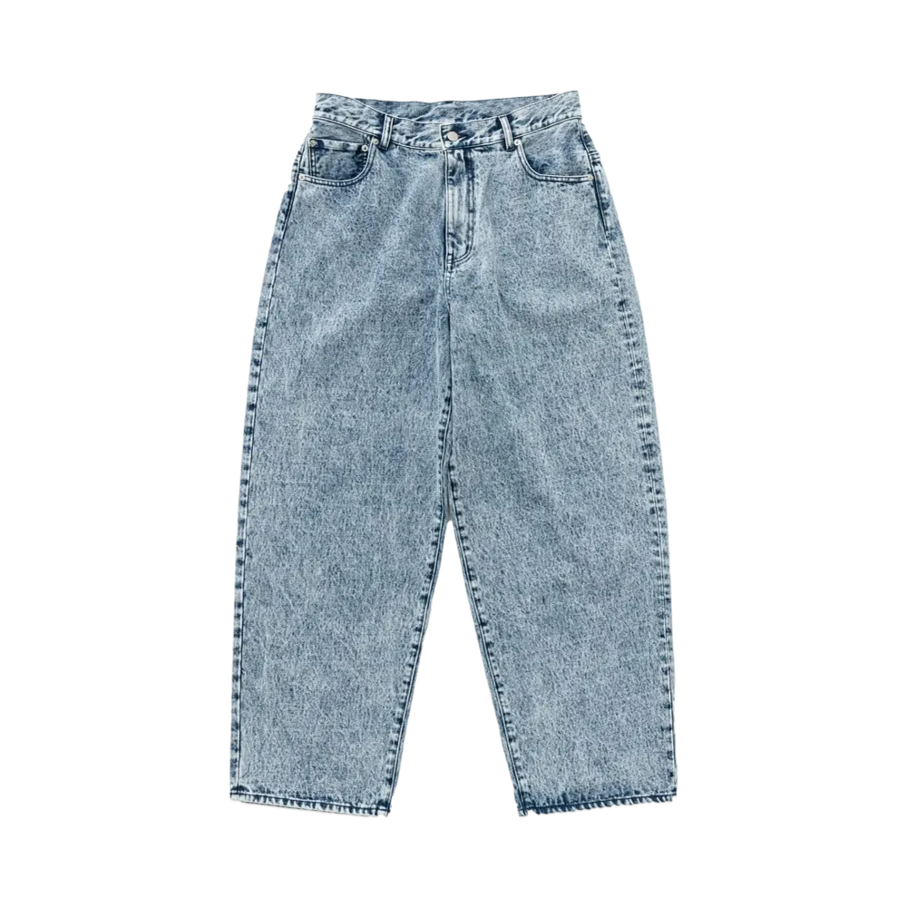 TTT MSW Washed Denim Wide Pants "Indigo"