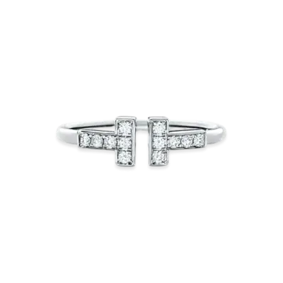 Tiffany & Co. Tiffany T Diamond Wire Ring "White Gold"