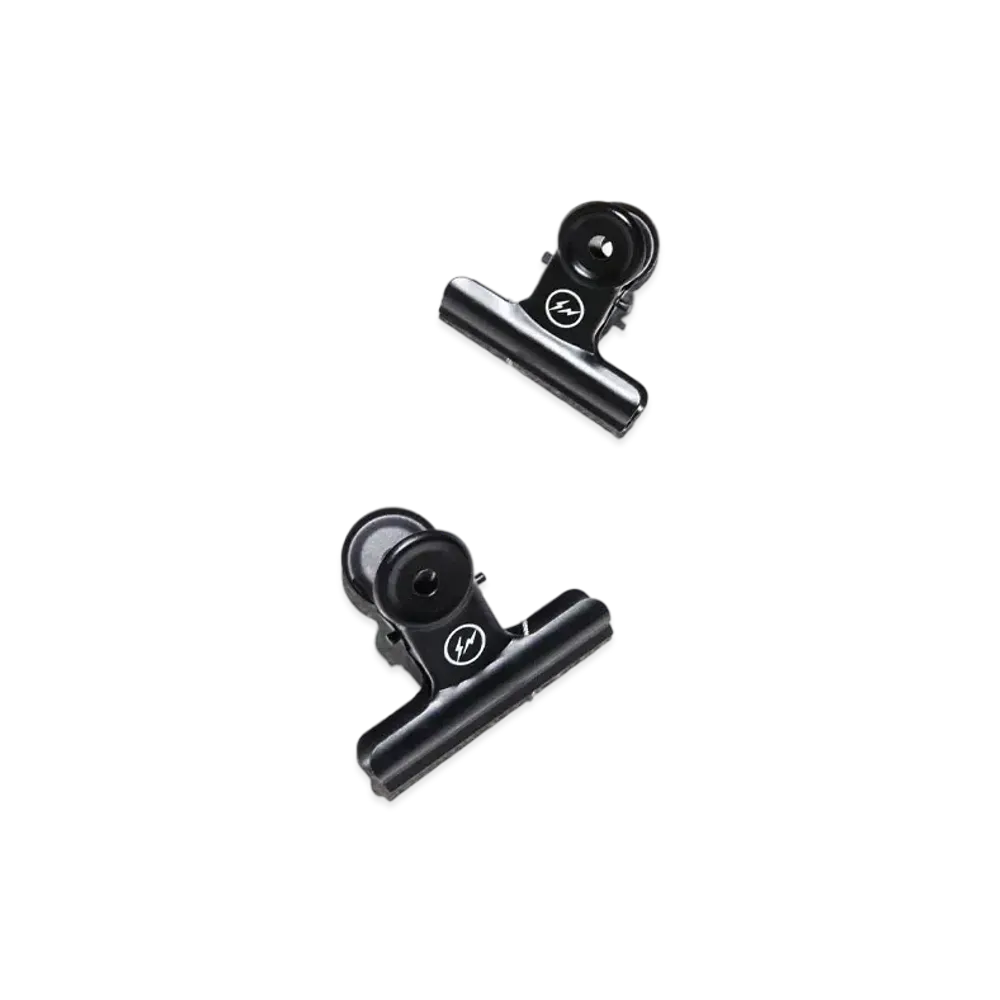 PEACEMINUSONE x FRAGMENT DESIGN. BULLDOG CLIP #1 "Black" / G-DRAGON
