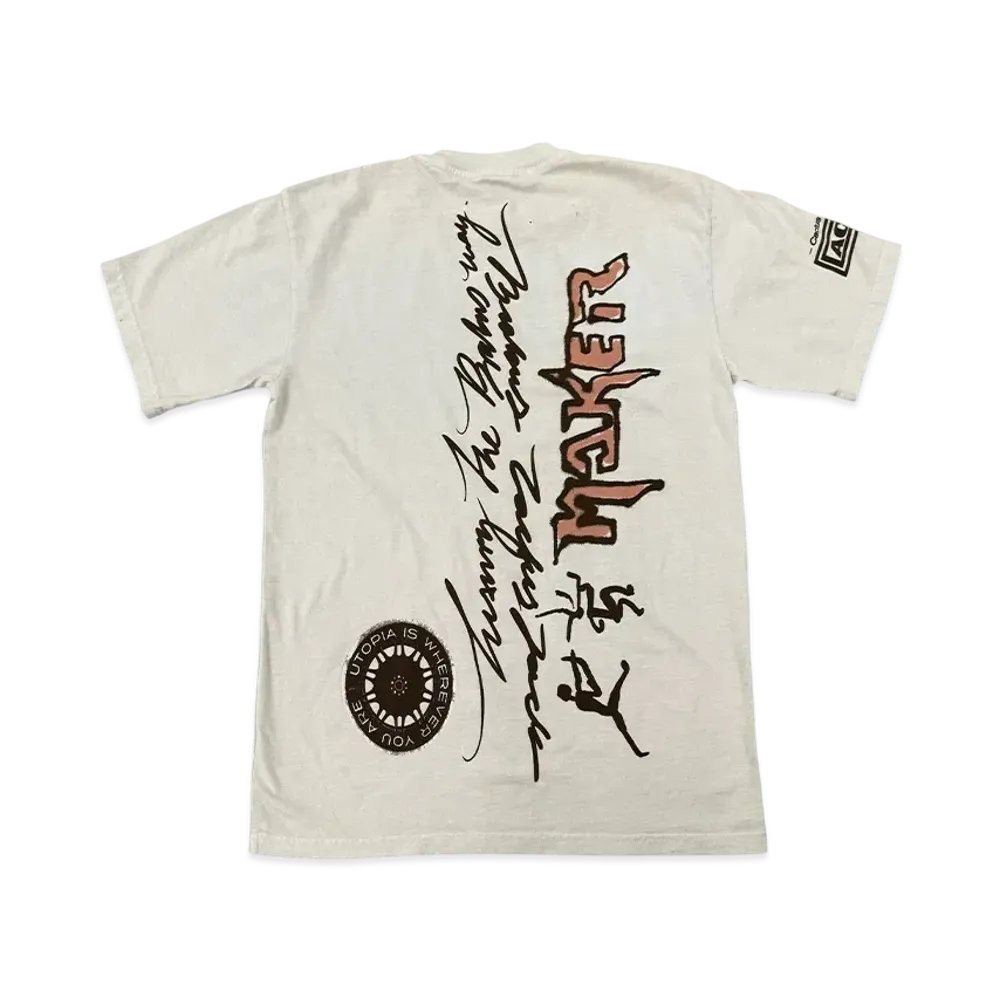 Travis Scott Cactus Jack x Brabus Tee "White"