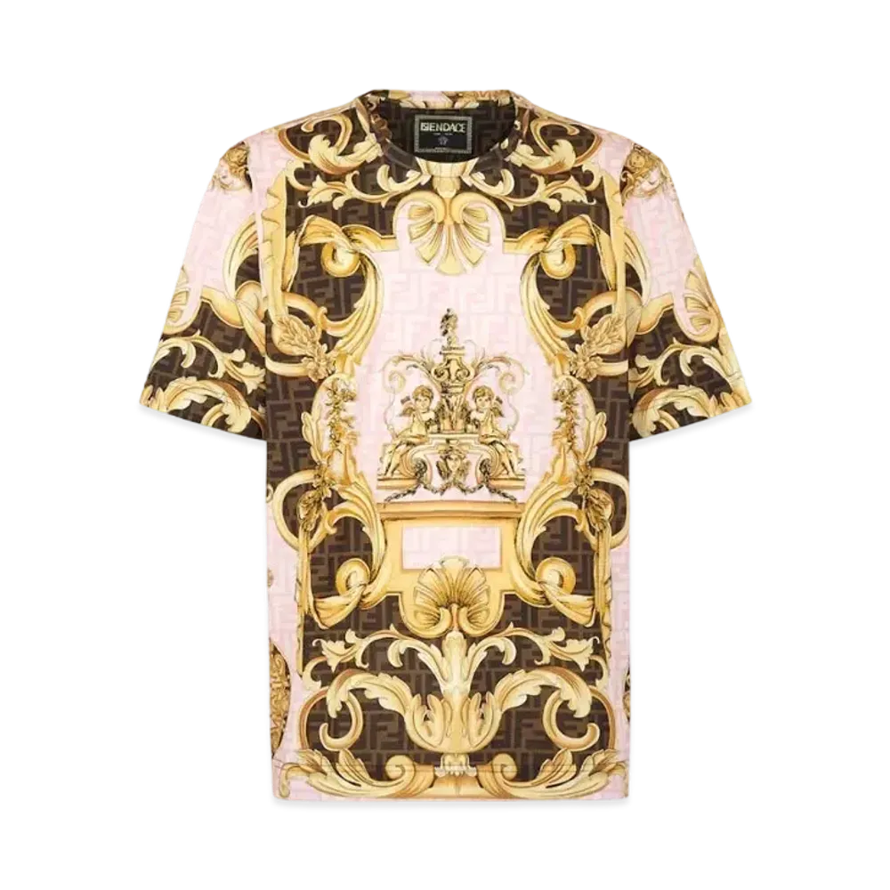 FENDI x Versace Fendace Multicolor Jersey T-Shirt "Multicolor"