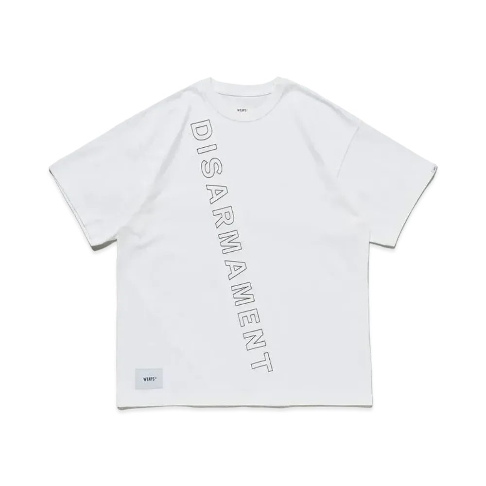 WTAPS OBJ / SS / Cotton. Disarmament "White"