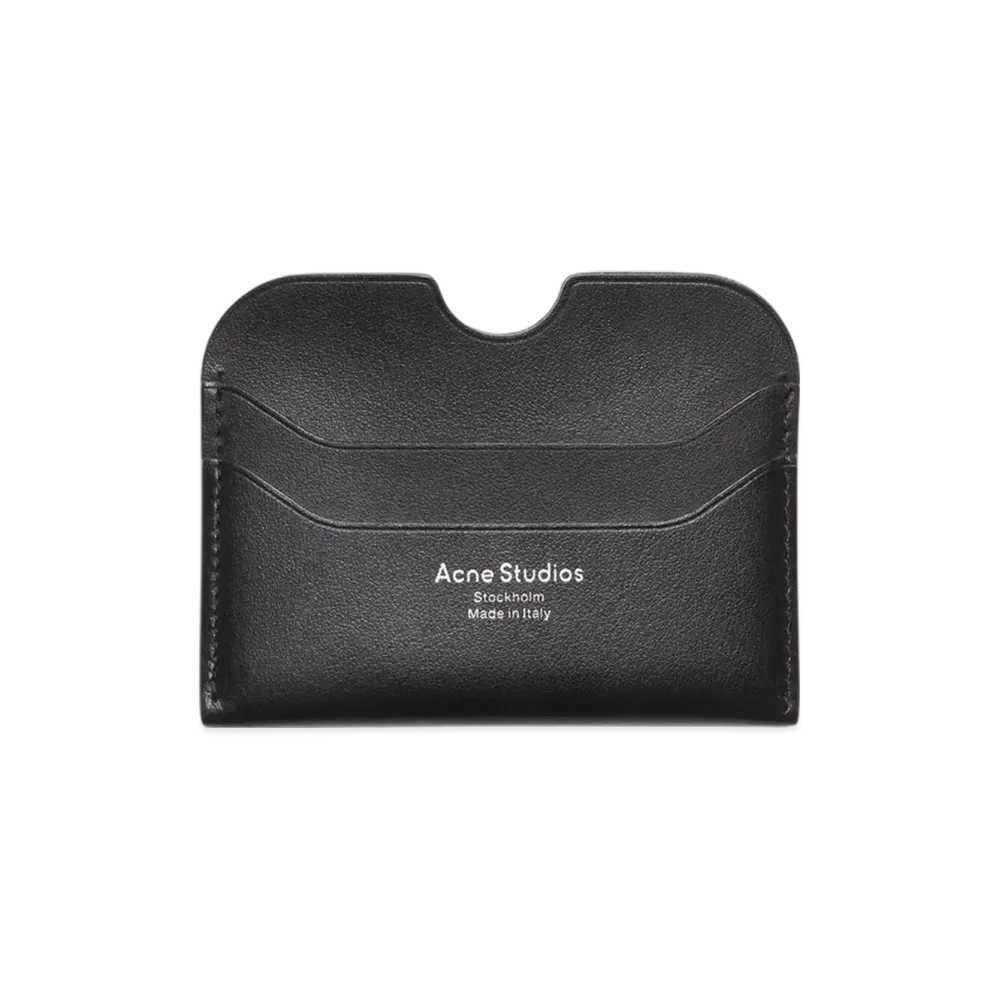Acne Studios Leather Card Holder "Black"