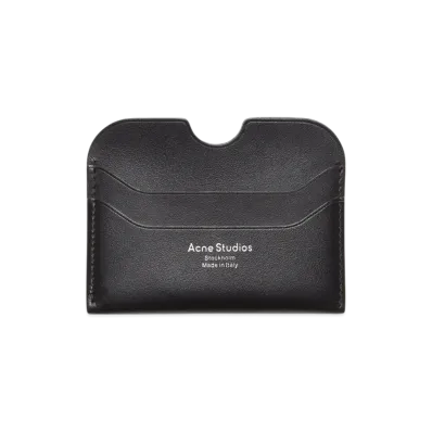 Acne Studios Leather Card Holder "Black"