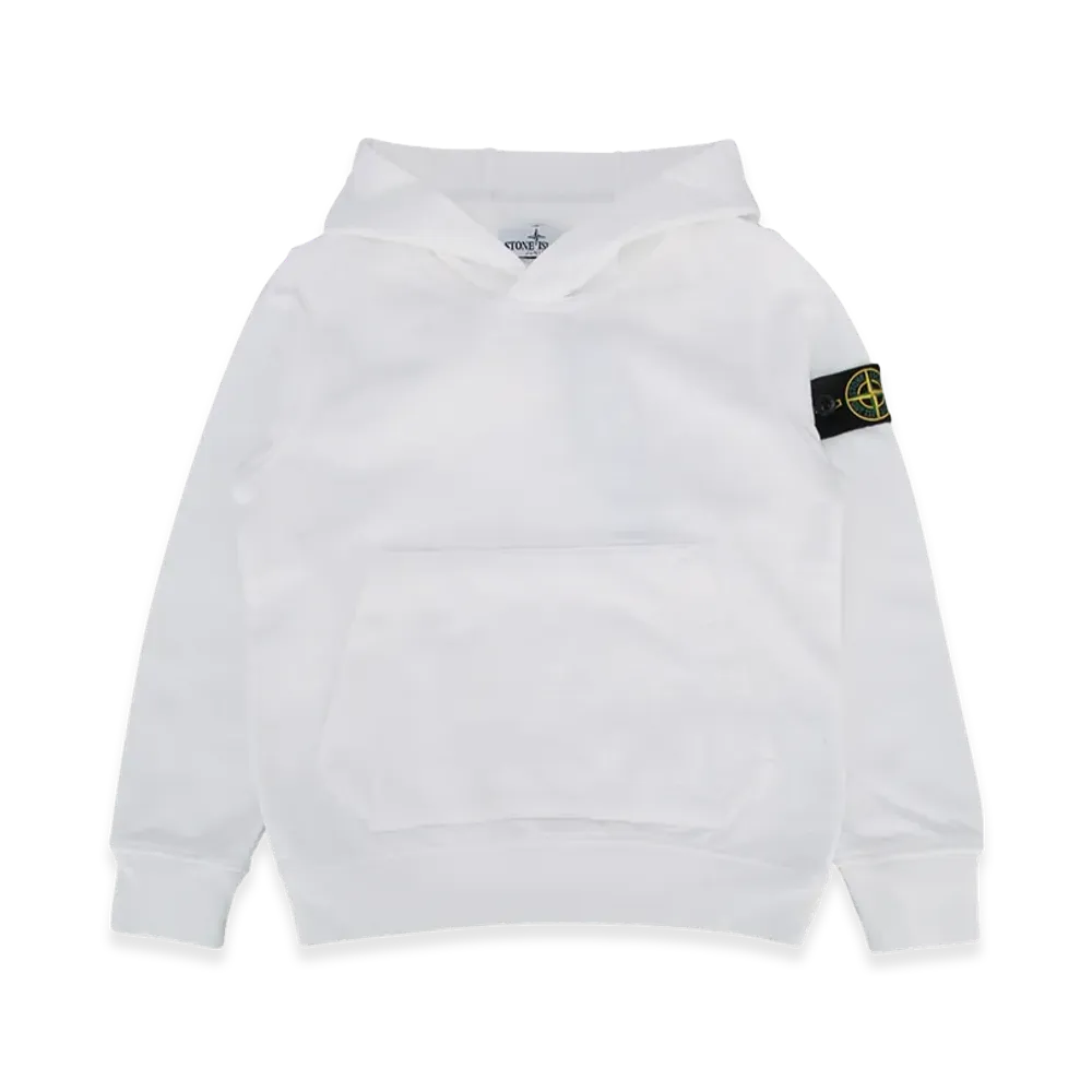 Stone Island Kids Hoodie Sweater "White"