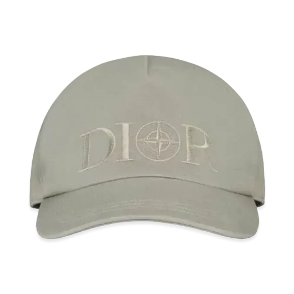 Dior x Stone Island Baseball Cap Technical Cotton "Beige"