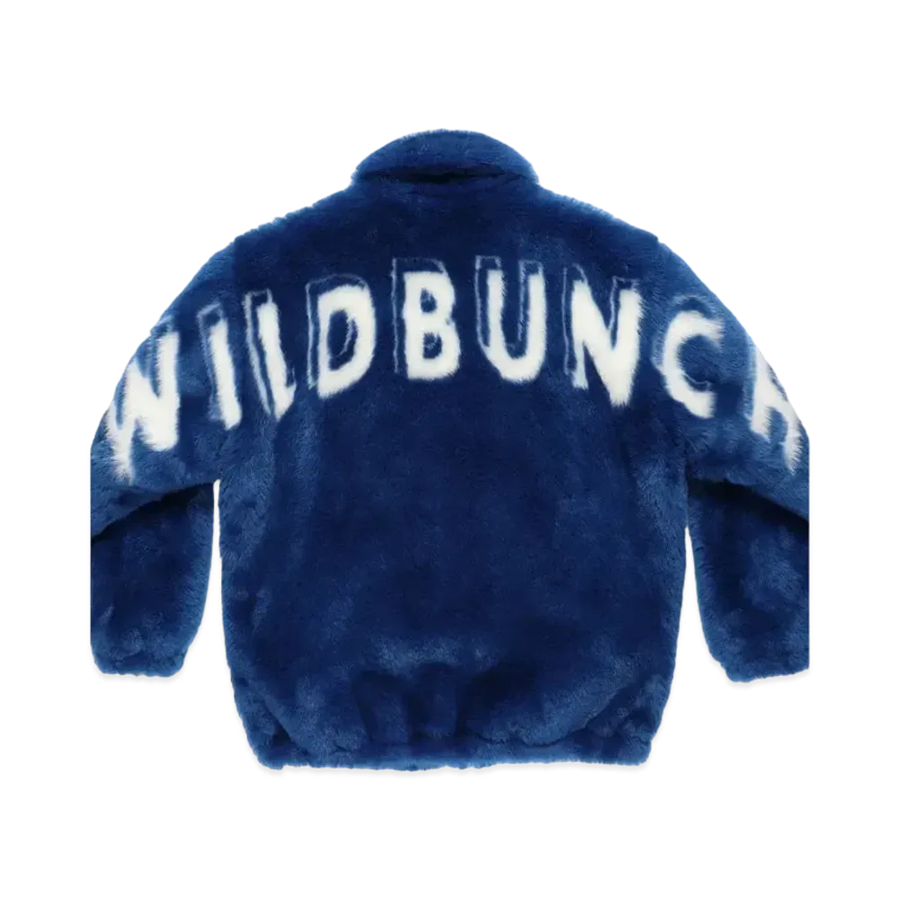 WACKO MARIA WILD BUNCH / FUR ZIP JACKET "Blue"
