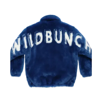 WACKO MARIA WILD BUNCH / FUR ZIP JACKET "Blue"