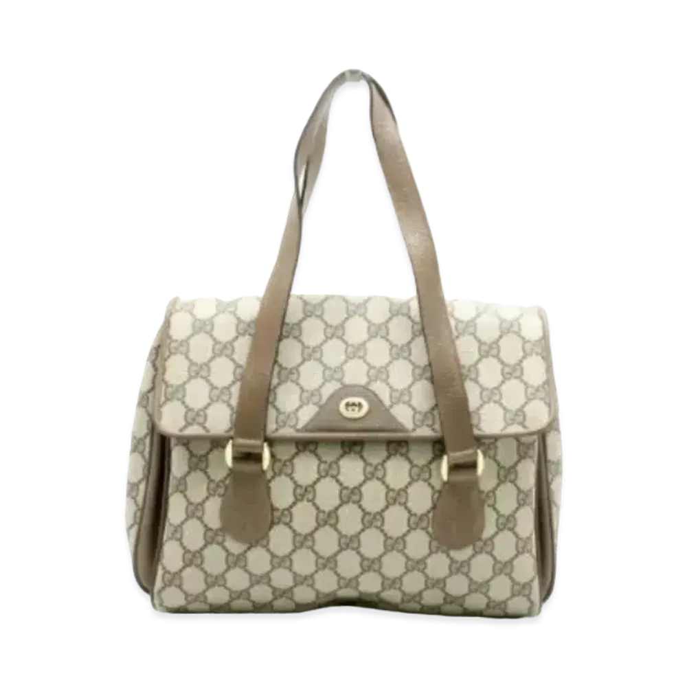 GUCCI Old Gucci Hand Bag "Beige"
