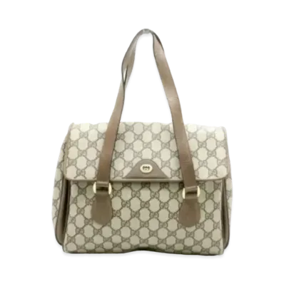 GUCCI Old Gucci Hand Bag "Beige"