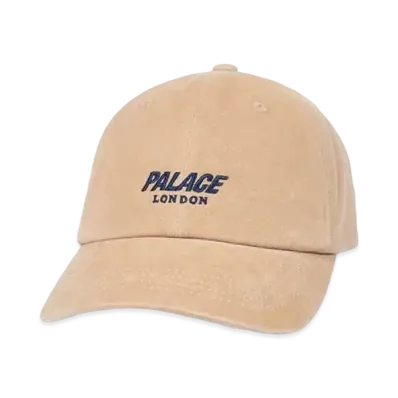PALACE Leather Strap 6-Panel "Khaki"