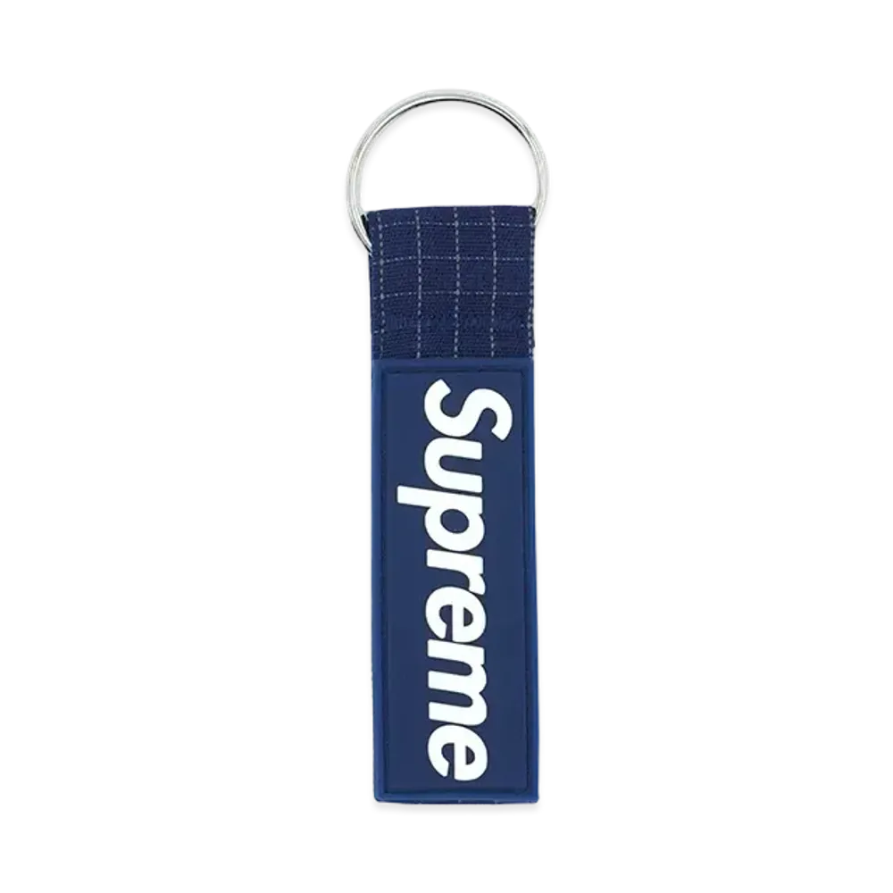 Supreme Ripstop Keychain "Navy"