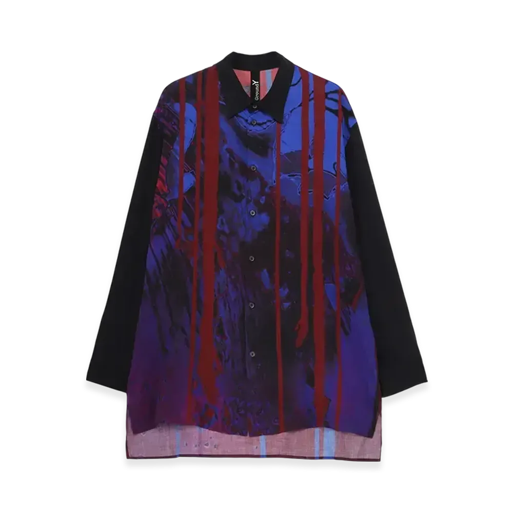 Ground Y x JUJUTSU KAISEN Rainbow Dragon Stripe Shirt "Blue"