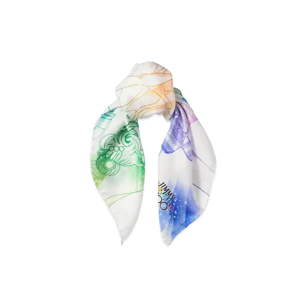 Jimmy Choo x Pretty Guardian Sailor Moon Super Sailor Moon Foulard (Not Includes Packs of Collector Cards)