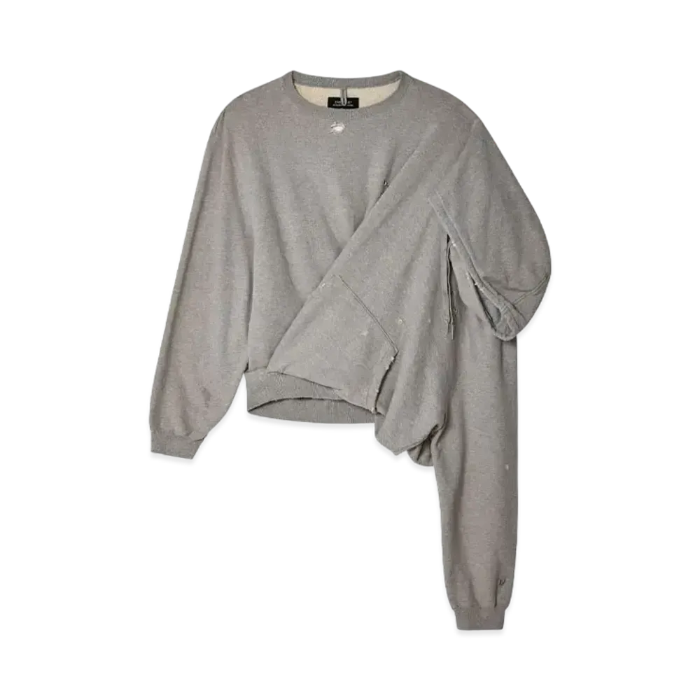 doublet AI Image Generation Mistake Sweat Shirt "Heather Gray"
