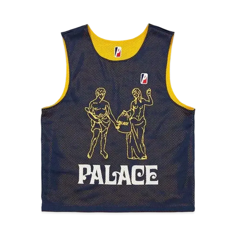 PALACE MESH PRACTICE VEST "Navy / Yellow"