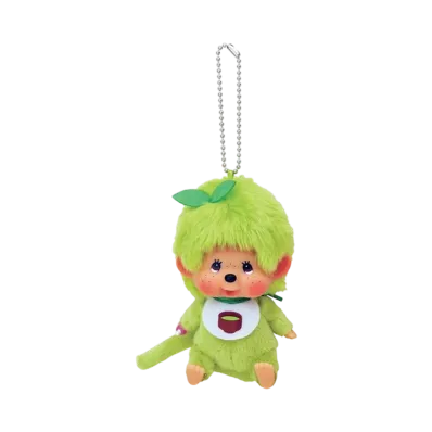 Sekiguchi Matcha Monchhichi Kao-deka SS Size Keychain Boy