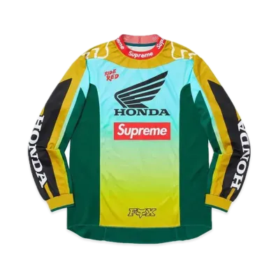 Supreme x Honda/ Fox Racing Moto Jersey Top "Moss"