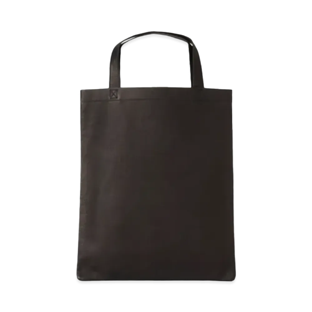 Aeta Double Faced Flat Tote S "Black"