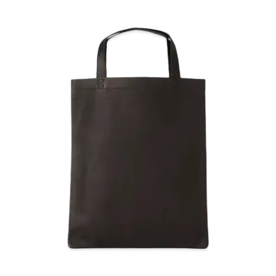Aeta Double Faced Flat Tote S "Black"