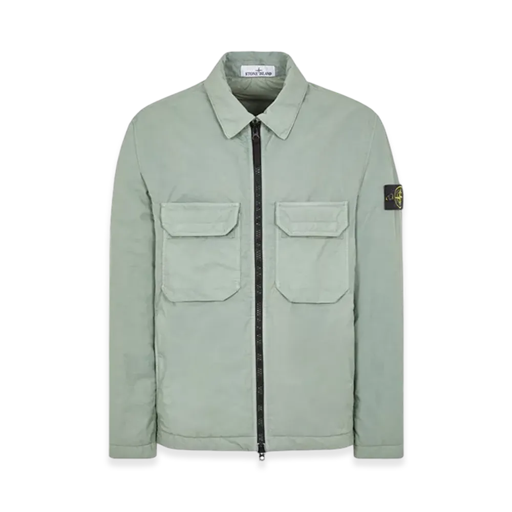 Stone Island Q0721 Opaque Nylon Twill with Primaloft-TC Shirt Jacket - 23FW "Sage Green"
