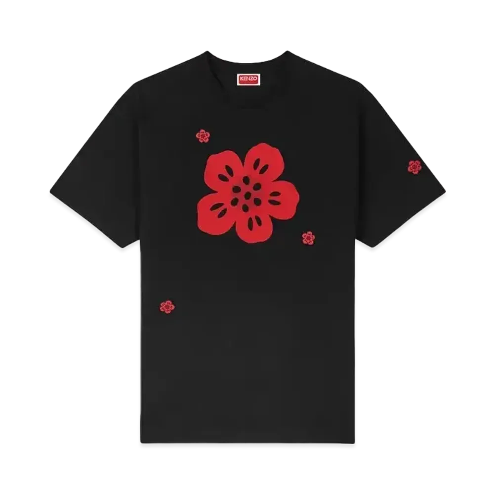 KENZO 'BOKE FLOWER' Embroidery T-shirt "Black"