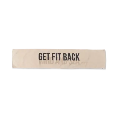 WIND AND SEA WDS (GET FIT BACK ) TOWEL "Beige"