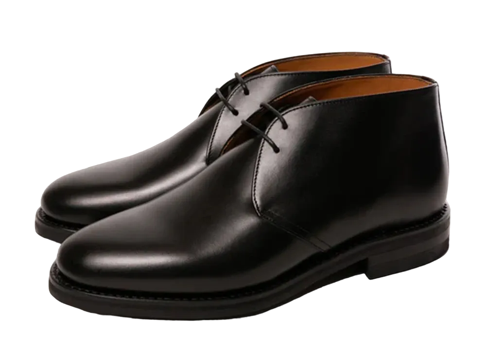 Berwick Chukka Boots HO234 Box Calf "Black" 369BCDABK